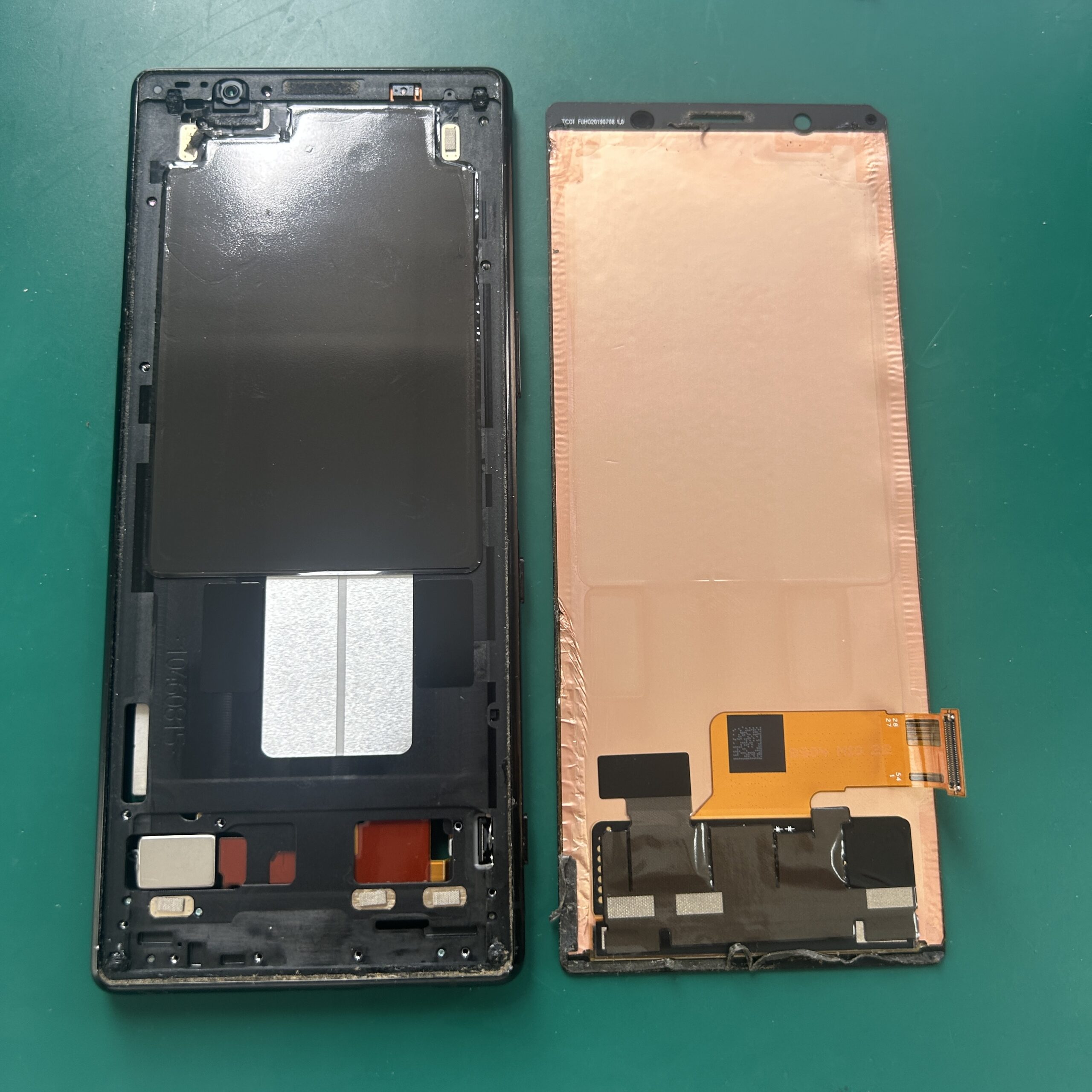 Android Xperia1 Ⅱ フロントパネル交換